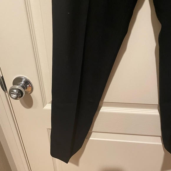 J Crew Campbell Wool Pants Black Size 4 Excellent Used Condition Chic Work Pant - Picture 3 of 6